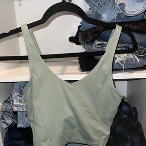 Women's Sage Green Tank Top